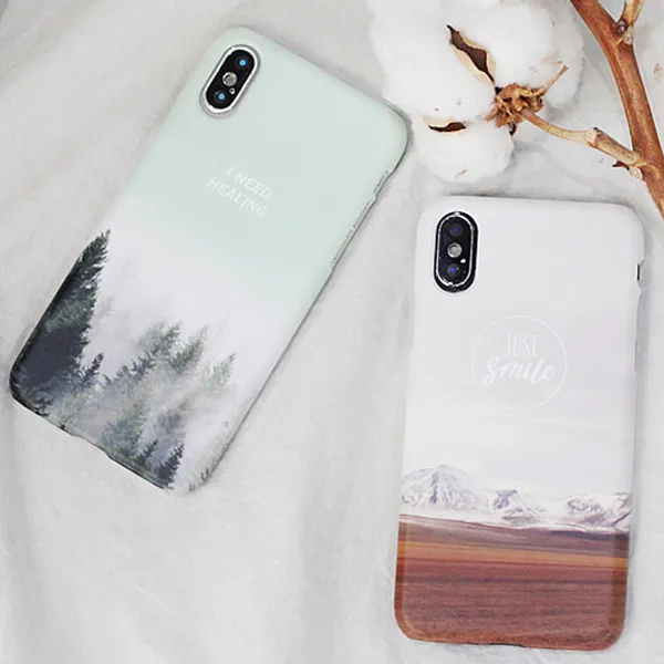 Lg X400 K121 엘지 엑스400 전용 감성 풍경 뷰 디자인 슬림 하드 휴대폰 케이스