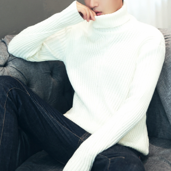 스웨터 폴라티 목티 남성 터틀넥 티셔츠 폴라 티 15 N3mpqp