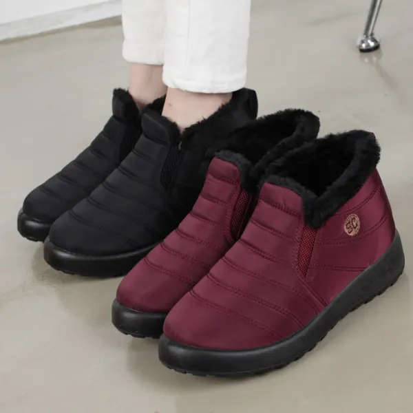 강북오빠 남녀 커플 털부츠 패딩부츠 방한화 털신발 Nw50