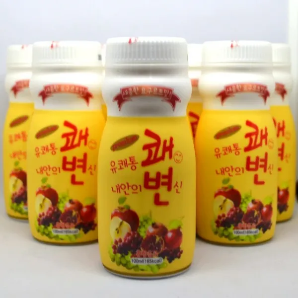 유쾌통쾌 내안의 변신 쾌변병12개 100ml 요구르트맛 185kal, 12개
