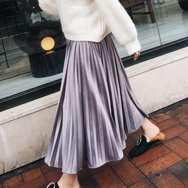  쟈스민 여성 겨울 롱스커트 롱치마 베스트 00110