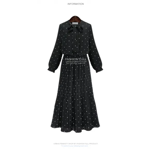  쟈스민 여성 겨울 기모 원피스 롱원피스 기본 캐쥬얼