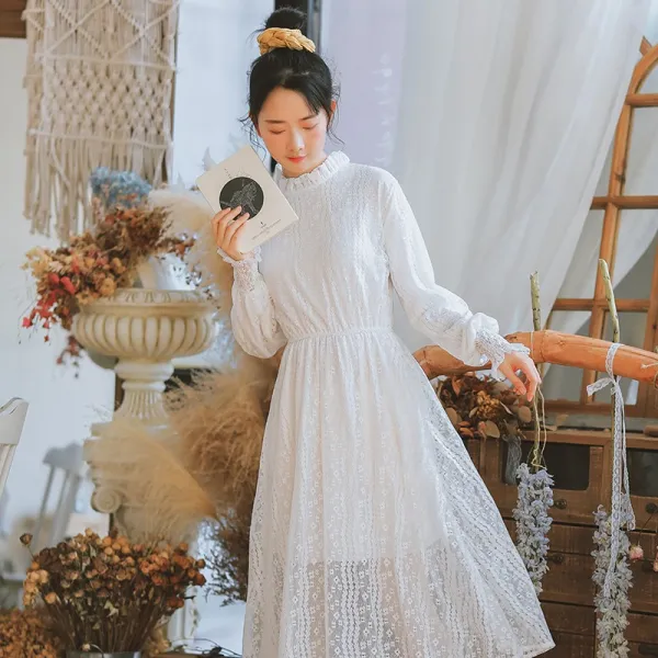  쟈스민 여성 겨울 기모 원피스 롱원피스 기본 캐쥬얼