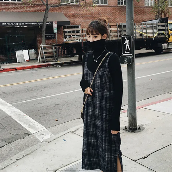  쟈스민 여성 겨울 롱스커트 롱치마 베스트 00105