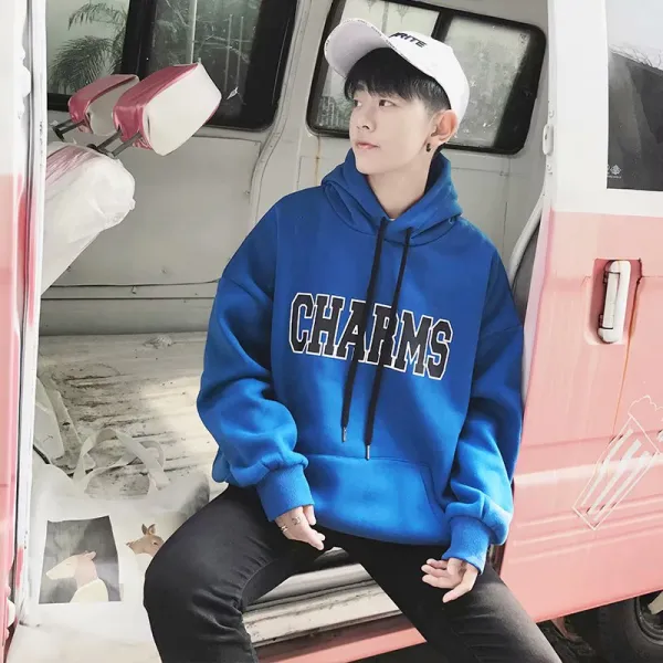 Cs Mall 남성 가을 겨울 후드 맨투맨 티 셔츠 오버핏 데일리 캐주얼 패션 Fc38 후드티