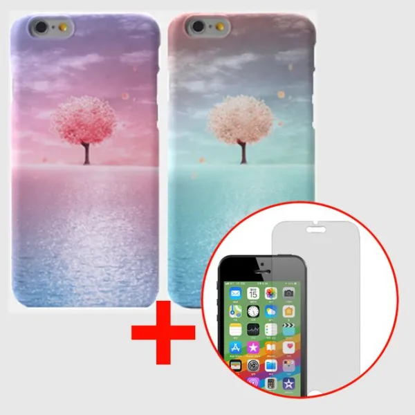 덕&컴 갤럭시노트8 꿈의 나무 하드케이스+강화필름 N950 젤리케이스 하드케이스