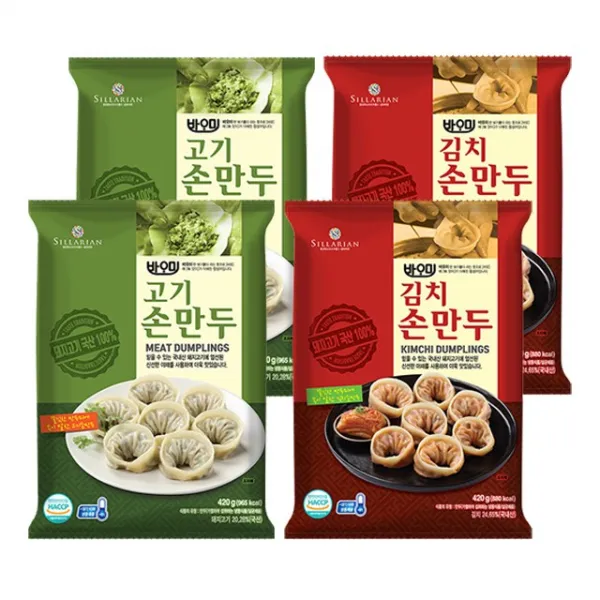 바오미 (36년 전통) 황금비율 만두 420gX4봉지 반반세트, 420g, 4봉