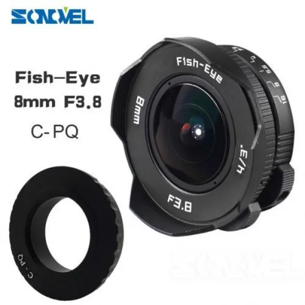[해외] M32828834839U72 ZOOM LENS MODEL NO 8MM F3.8 FISHEYE 구경 최 배율 0.160 초점 거리 8MM, 펜탁스