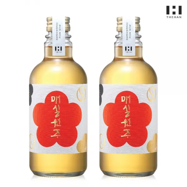 더한 매실원주 13도 375mlx2병, 2병, 375ml