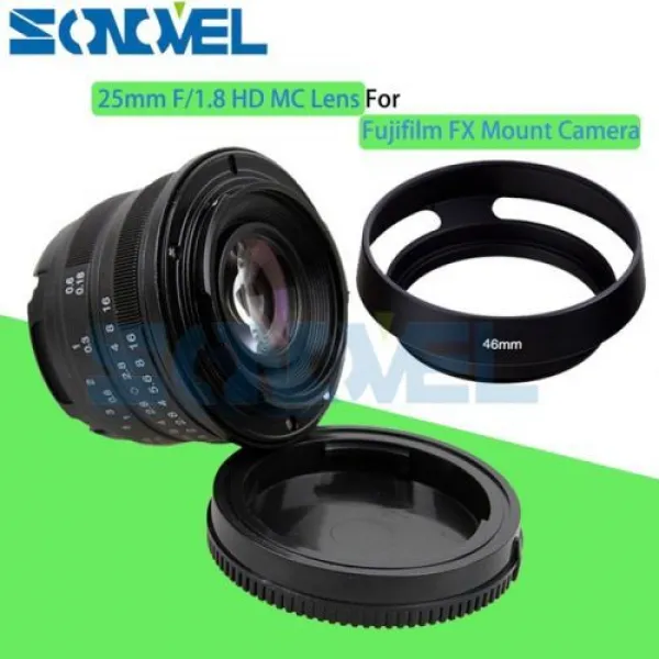 [해외] FIXED FOCUS LENS MODEL NO DC01208 구경 DIMENSIONS: 60MM X 39MM 초점 거리 25MM 최소 조리 F16.0, 후지 xf
