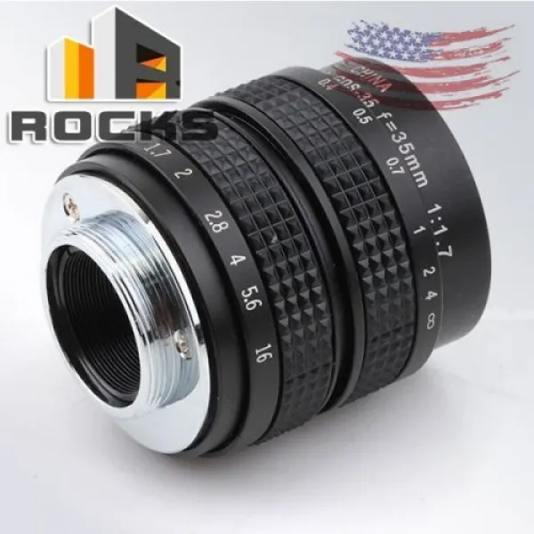 [해외] Fixed Focus Lens Interface Type HASSELBLAD Model No TV Lens 구경 16mm 초점 거리 35mm, 중국