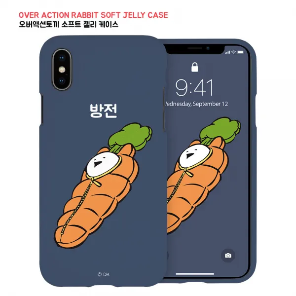 쇼핑정거장 정품 오버액션토끼 소프트 젤리 휴대폰 케이스 방전