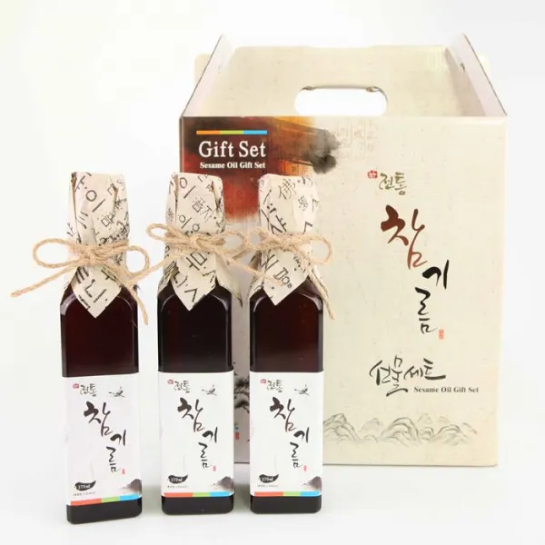 호재원 참기름선물세트 특판3호 참기름+참기름+참기름 1세트 270ml