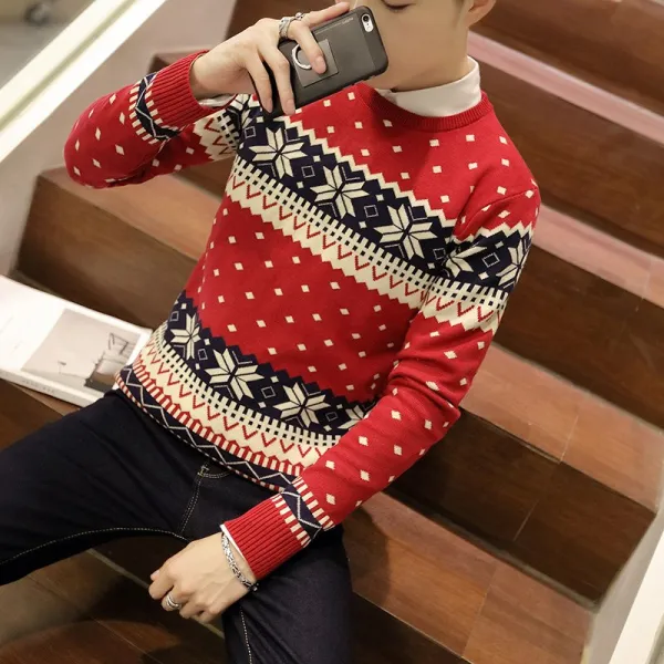 Qterra 특허브랜드 니트 스웨터 맨투맨 긴팔 라운드 티셔츠 빅사이즈 Am1217 Av38