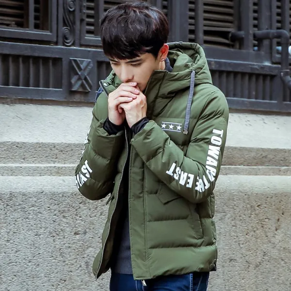 Qterra 특허브랜드 남성 겨울 롱 패딩 점퍼 하프 코트 다운 Bm1217 Bdd24