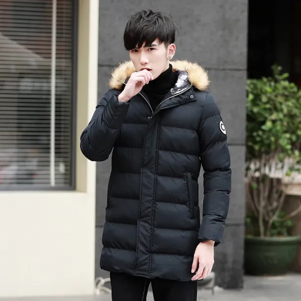 Qterra 산타 남성 하프 패딩 점퍼 빅사이즈 야상 자켓 다운 Bm1217 Bbs27