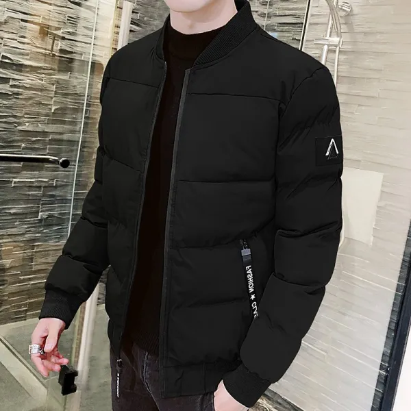 Qterra 특허브랜드 남성 하프 패딩 점퍼 빅사이즈 야상 자켓 다운 Bm1217 Bbs28