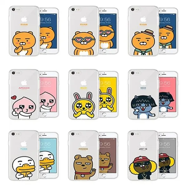 미쁘다 카카오 클리어 젤리케이스 아이폰6 Iphone6 무료배송