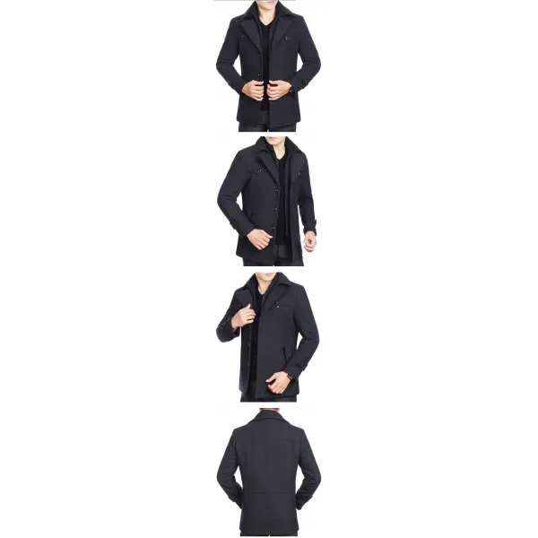 남성 멋진 패션 캐주얼 가을 겨울 롱코트 반코트 패션잡화 모음 8 ABqze4z
