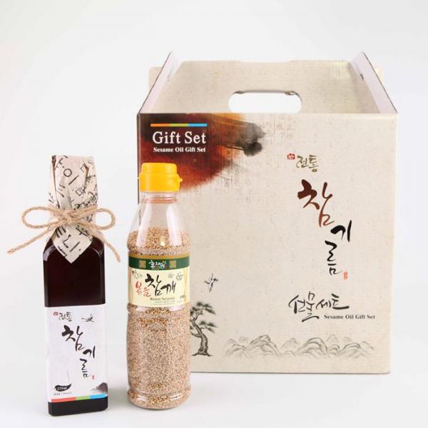 호재원 참기름선물세트 특가1호 참기름+참깨 1세트 270ml