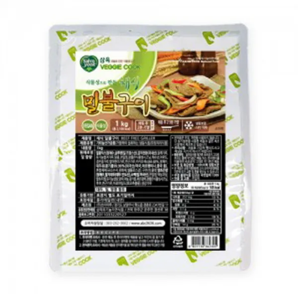 삼육유기농자연식품 채식밀불구이 1kg 콩으로만든 고기, 1000g, 1개