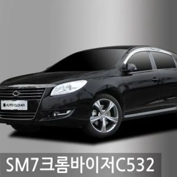 BD수주 차량내외장용품류_진흥 SM7(11현재)크롬도어바이저6P C532_안전관리용품류 편의용품류 etc., 1개