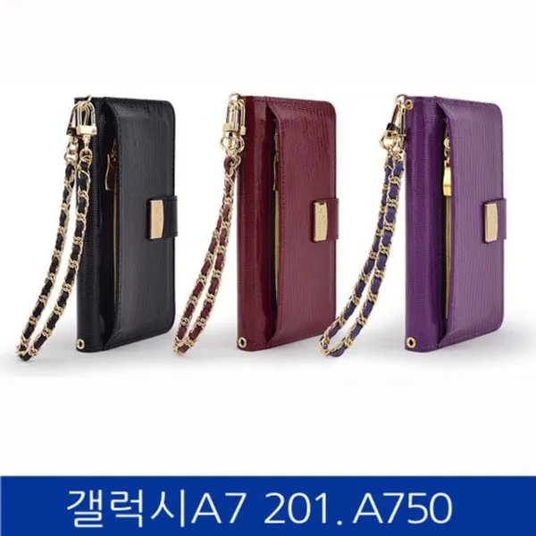 엘리스샵 핸드폰케이스 [갤럭시A7 2018. 패밀리 가죽 지갑형 폰케이스 A750]
