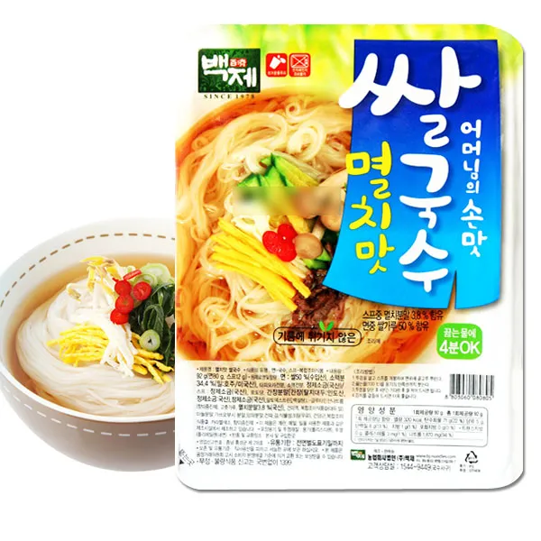 백제푸드 백제 멸치맛 즉석 쌀국수 30개 92g