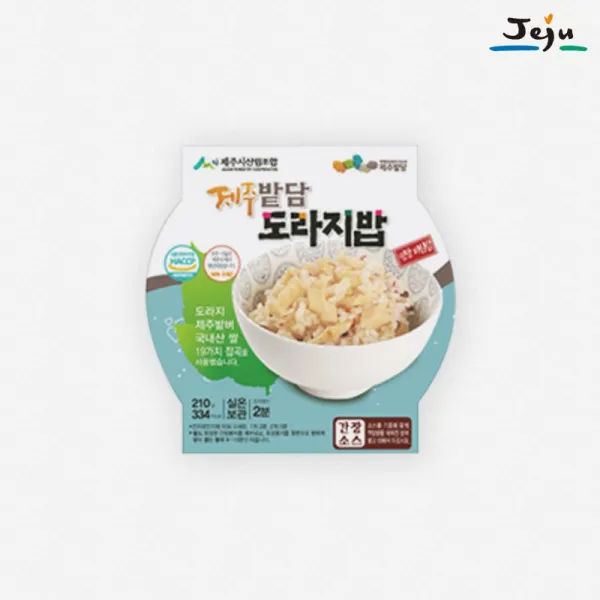 제주밭담 도라지밥 즉석식품 210g 1개