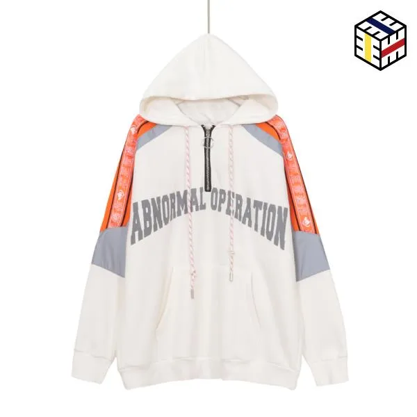 맨투맨 후드 집업 여성 결탁 연인 겨울 반 반사 슬라이드 패스너 티 벨벳