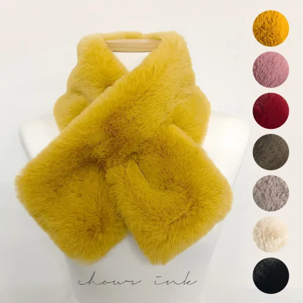  하나 부들부들 에코퍼 밍크 목도리_도톰쁘띠