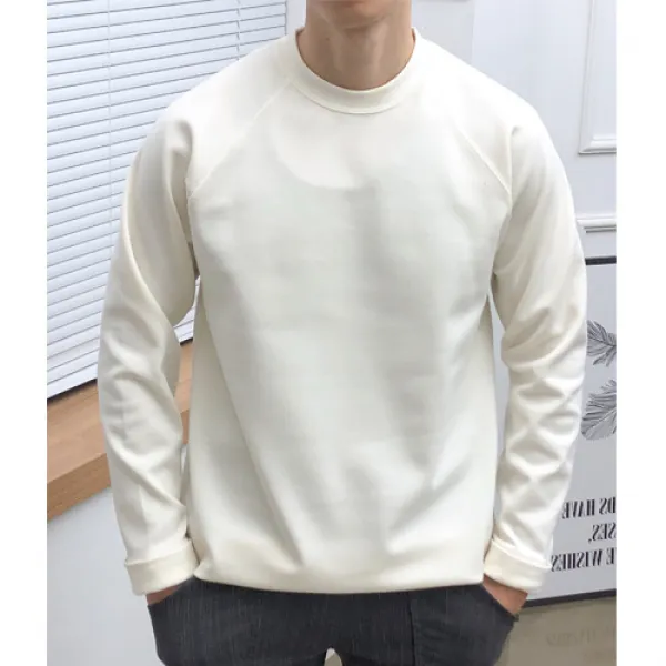 장롱 기본 무지 기모티셔츠 긴팔 티셔츠