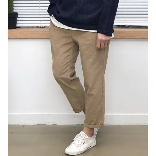 장롱 밴딩 골덴 겨울 남자팬츠