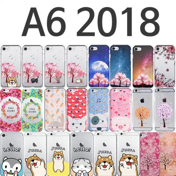 엘리스샵 핸드폰케이스 갤럭시a6 2018 그래픽 젤리케이스 A600 