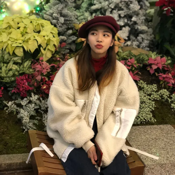(2colors) 양털 항공 뽀글이 점퍼