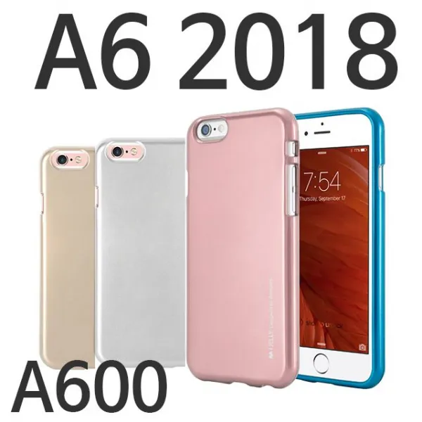 엘리스샵 핸드폰케이스 갤럭시a6 2018 아이젤리 메탈 젤리케이스 A600 