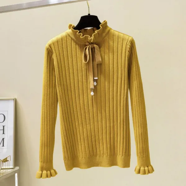 A 겨울 여성 니트 스웨터 양털 모직 스타일 693 Dst9h3