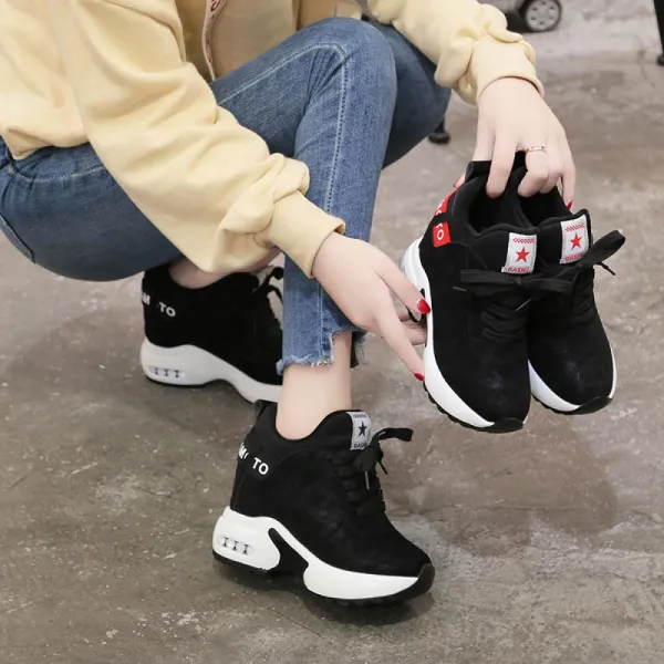 A겨울 여성 신발 키높이 운동화 슈즈 단화 437 Y4tgf9