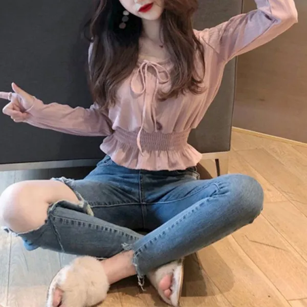 Mjr A겨울 여성 양털 모직 스타일 블라우스 160 Ydxphx