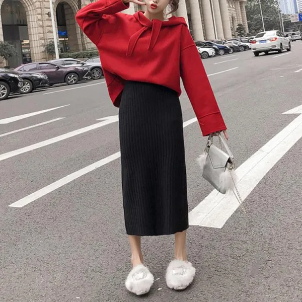 A겨울 여성 빅사이즈 원피스 투피스 겨울 152 Akemssj