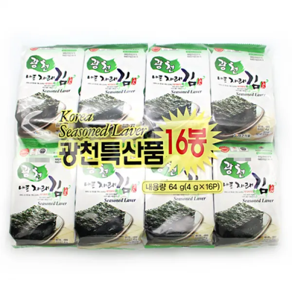 좋은세상 광천내포재래김[16단x8팩]1박스, 1개, box