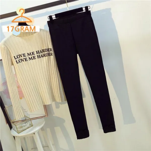 편한레깅스 겨울 New 슬림 두꺼워 탄성 레깅스 외부 착용 플러