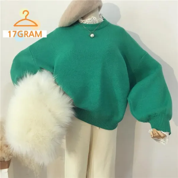 인싸티셔츠 겨울 New 오버핏 긴 소매 라운드 넥 풀오버 스웨