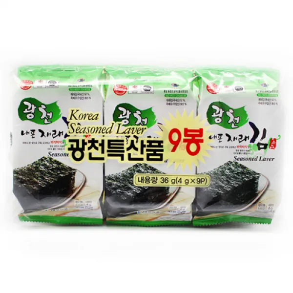 좋은세상 광천내포재래김[9단x12팩]1박스, 1개, box