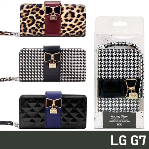 핸드폰 휴대폰 갤럭시 아이 폰 케이스LG G7 G710 오드리 지갑형 다이어리 케이스갤럭스S9 아이폰X 갤럭시노트 케이스