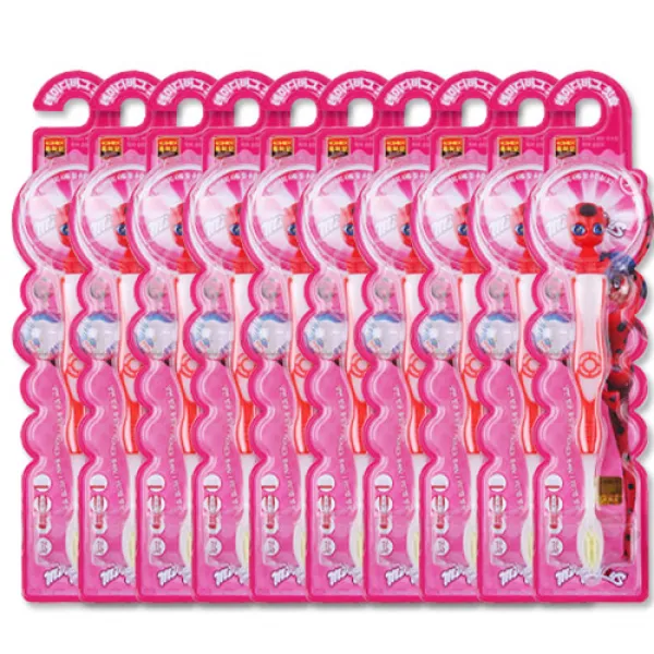 레이디버그 키즈칫솔 빨강 티키 10개