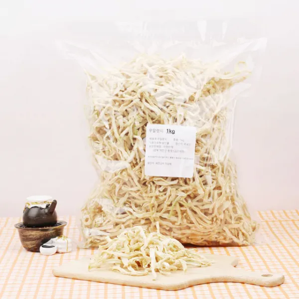 주말특가 무말랭이 1kg 무말랭이차 무말랭이무침 무우말랭이, 1개