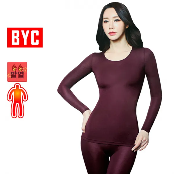 BYC 여성 발열 내복 보디히트 내의세트