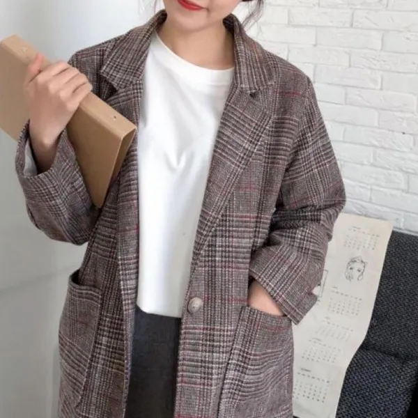 A겨울 여성 외투 양복 자켓 코트 빅사이즈 215 Fu1l1m