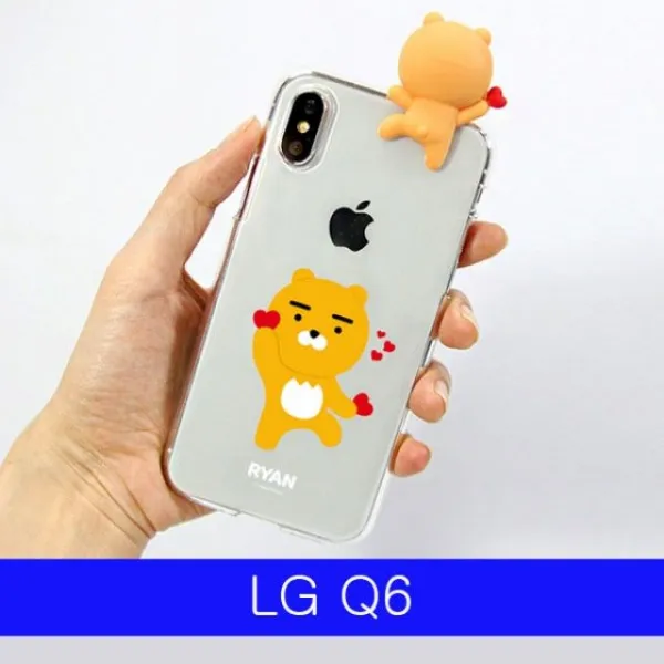 미쁘다[LG Q6 카카오 까꿍 클리어 X600 케이스]무료배송